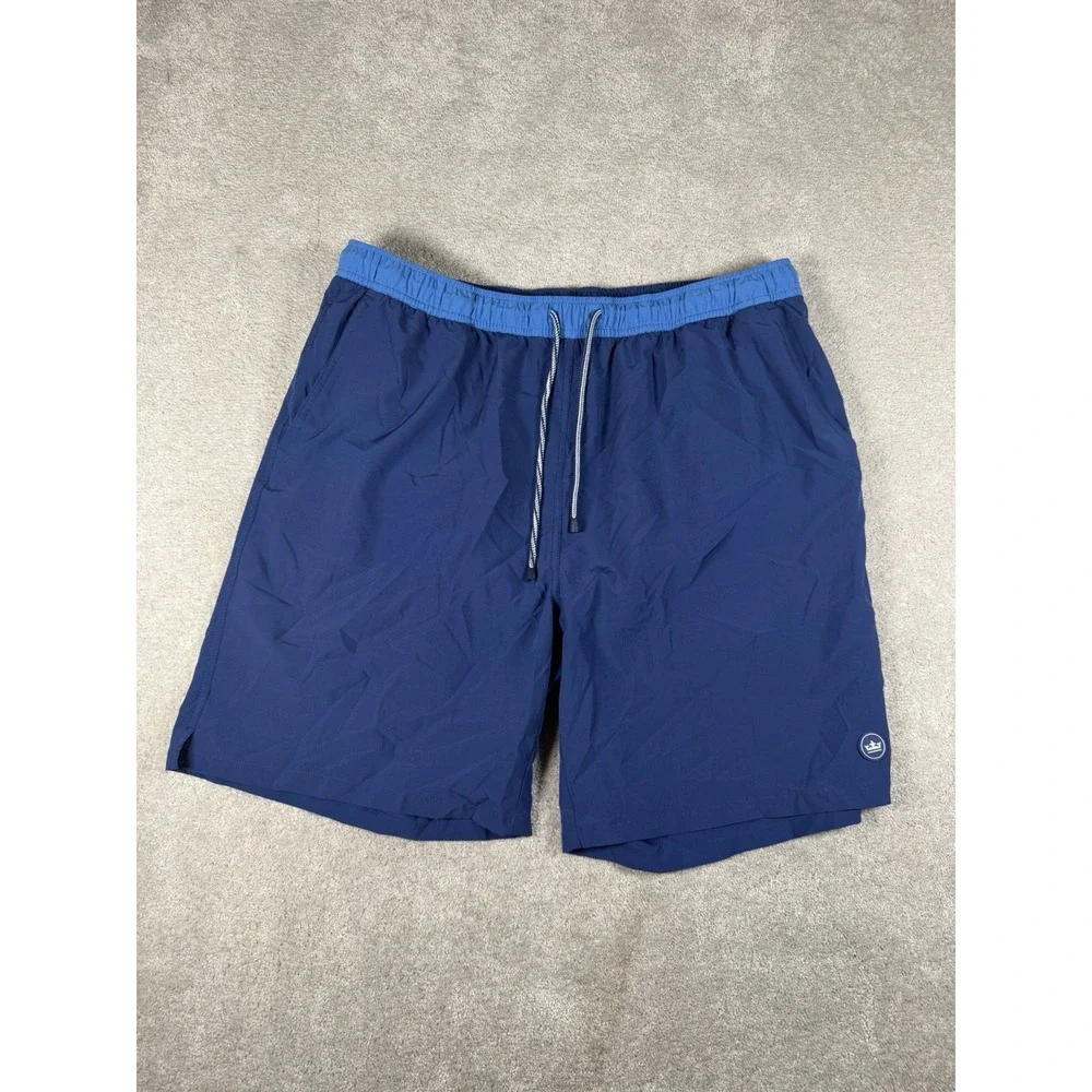 Peter Millar Seaside Swim Trunks Mens Blue Mesh Lined Resort Water Pool XL
